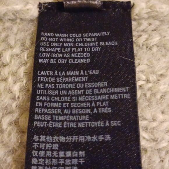 Anthropologie Alpaca & Merino Wool Two Tone Green Cardigan Size S. - Picture 13 of 14